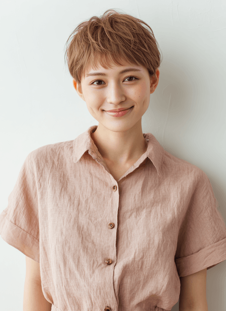 ハニーベージュショート